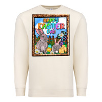 Sandshell Happy Easter Day Premium Sweatshirt - OliviaCreatesArt