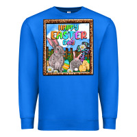 True Royal Happy Easter Day Premium Sweatshirt - OliviaCreatesArt