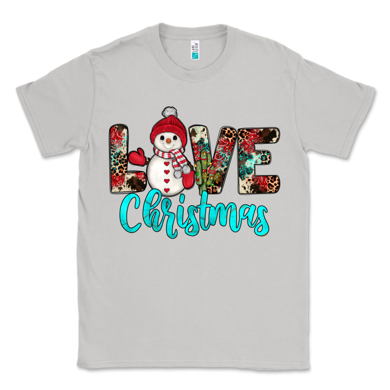 Love Christmas Snowman Classic Tee by JahusDesignShop | Teevron