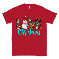 Red love christmas snowman Classic Tee - JahusDesignShop
