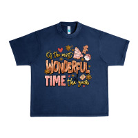 Navy its the most wonderful time of the year Urban Heavy Tee - MaliasSmallBusiness