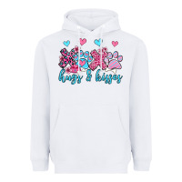 Xoxo Hugs And Kisses Paws Olivia Heavyweight Hoodie | Teevron