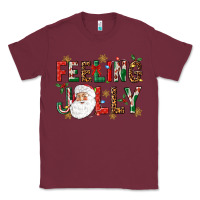 Burgundy Feeling Jolly Classic Tee - NancyCooperArtShop