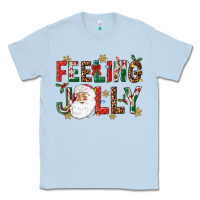 Dusty Blue Feeling Jolly Classic Tee - NancyCooperArtShop