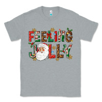 Heather Grey Feeling Jolly Classic Tee - NancyCooperArtShop