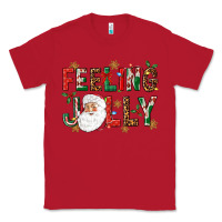 Red Feeling Jolly Classic Tee - NancyCooperArtShop