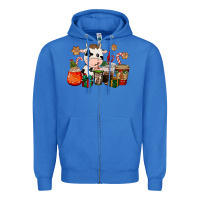 True Royal cow coffee cups christmas Zipper Hoodie - CowGirlArtShop