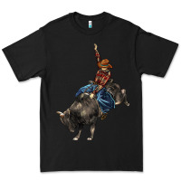 Black western rodeo bullfighter Premium Tee - BarkalooDesign