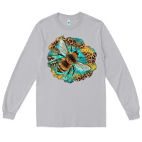 Moon Dust leopard honeycomb with bee Long Sleeve Tee - Artiststas