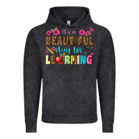 Vintage Black its a beautiful day for learning Vintage Hoodie - NancyCooperArtShop