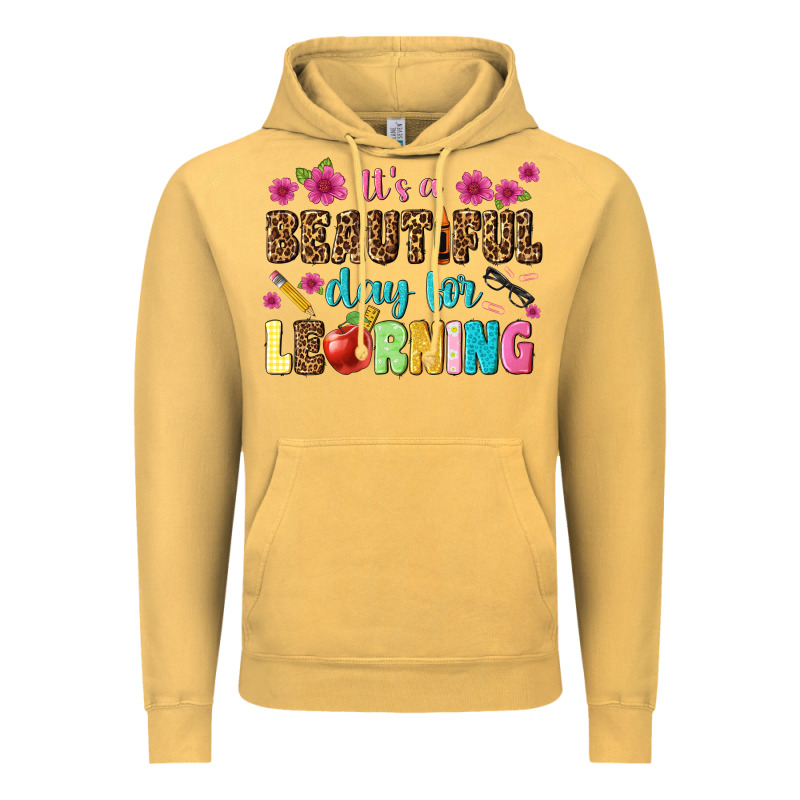 Its A Beautiful Day For Learning Vintage Hoodie by NancyCooperArtShop | Teevron