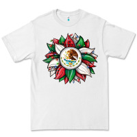White Christmas sunflower Mexican flag Premium Tee - JahusDesignShop