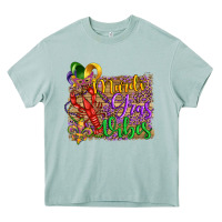 Arona mardi gras vibes crawfish mask and fleur de lis Heavy Core Tee - Artiststas