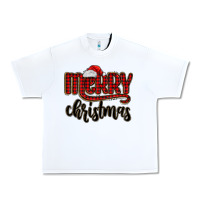 White merry christmas Urban Heavy Tee - MaliasSmallBusiness