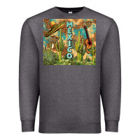 Charcoal Heather Mexico Premium Sweatshirt - FaDigitalArtStudio