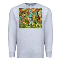 Heather Grey Mexico Premium Sweatshirt - FaDigitalArtStudio