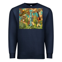 Navy Mexico Premium Sweatshirt - FaDigitalArtStudio