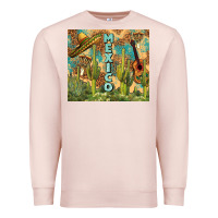 Pale Pink Mexico Premium Sweatshirt - FaDigitalArtStudio