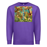 Purple Mexico Premium Sweatshirt - FaDigitalArtStudio