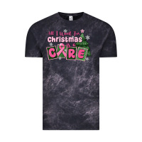 Cloud Black all i want for is a care Vintage Tee - MaliasSmallBusiness