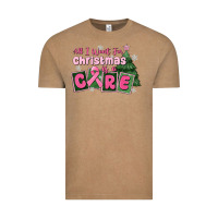 Vintage Coffee all i want for is a care Vintage Tee - MaliasSmallBusiness