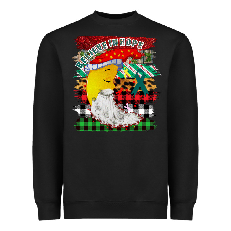 Christmas Brushstrokes Moon Heavyweight Sweatshirt by Bettercallsaul | Teevron