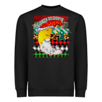 Black Christmas Brushstrokes Moon Heavyweight Sweatshirt - Bettercallsaul