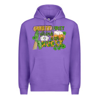 Purple Safety first drink with a Nurse St. Patrick's Day Premium Hoodie - CowGirlArtShop