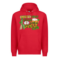 Red Safety first drink with a Nurse St. Patrick's Day Premium Hoodie - CowGirlArtShop
