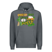 Rock Safety first drink with a Nurse St. Patrick's Day Premium Hoodie - CowGirlArtShop