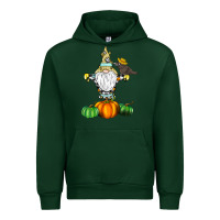 Forest Green Scracrow Urban Hoodie - CowhideDigitalArt