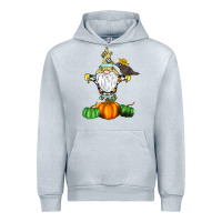 Heather Grey Scracrow Urban Hoodie - CowhideDigitalArt