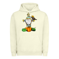 Pigment Pistachio Scracrow Urban Hoodie - CowhideDigitalArt