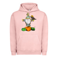 Pigment Salmon Scracrow Urban Hoodie - CowhideDigitalArt