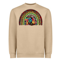 Mushroom Christmas cowboy boots rainbow Heavyweight Sweatshirt - RanaPortraitStore