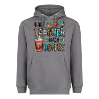 Storm half teacher half coffee Heavyweight Hoodie - OliviaCreatesArt