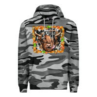 Slate Camo highland cow Premium Hoodie - JahusDesignShop