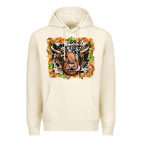 Tofu highland cow Premium Hoodie - JahusDesignShop