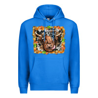 True Royal highland cow Premium Hoodie - JahusDesignShop