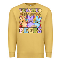 Antique Gold Easter Day Teacher of the sweetest peeps Premium Sweatshirt - OliviaCreatesArt