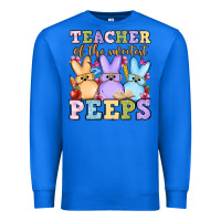 True Royal Easter Day Teacher of the sweetest peeps Premium Sweatshirt - OliviaCreatesArt