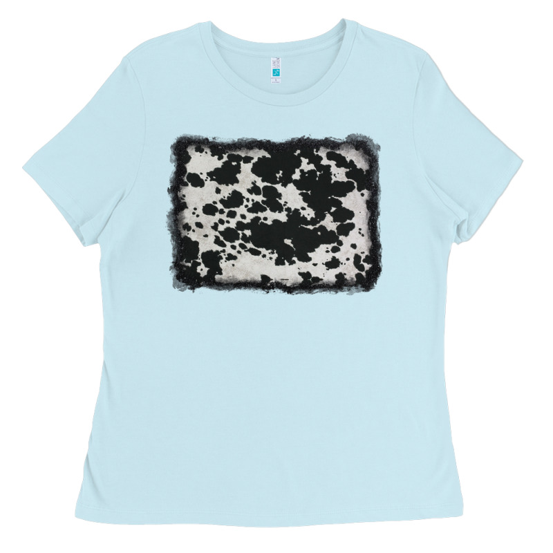 Cowhide Background Ladies Tee by AdoDesignShop | Teevron