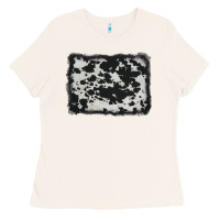 Bone cowhide background Ladies Tee - AdoDesignShop