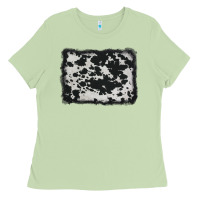 Matcha cowhide background Ladies Tee - AdoDesignShop