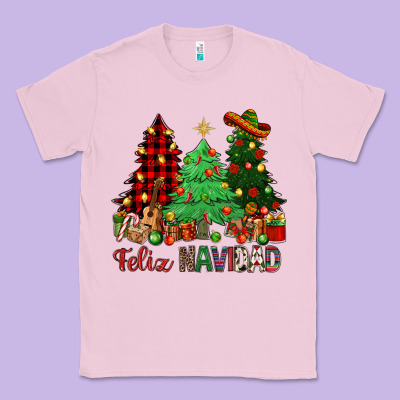 Feliz Navidad Classic Tee Designed By Nancycooperartshop