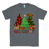 Charcoal Heather Feliz Navidad Classic Tee - NancyCooperArtShop