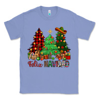 Colony Blue Feliz Navidad Classic Tee - NancyCooperArtShop