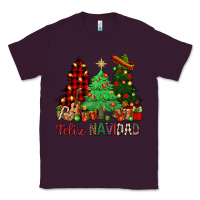 Plum Feliz Navidad Classic Tee - NancyCooperArtShop