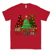 Red Feliz Navidad Classic Tee - NancyCooperArtShop