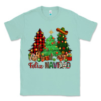 Seafoam Feliz Navidad Classic Tee - NancyCooperArtShop